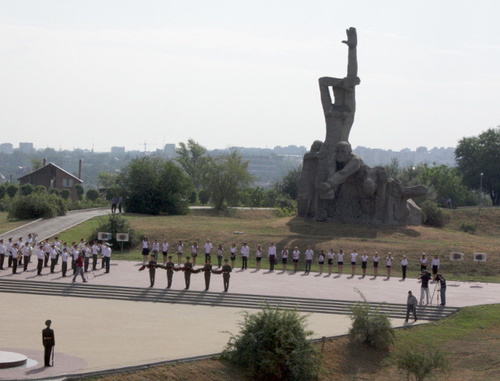 Ростов-на-Дону, мемориальный комплекс в Змиевской балке. 12 августа 2012 г. Фото Олеси Диановой для "Кавказского узла"