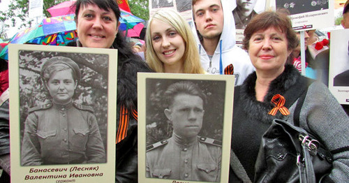 «Бессмертный полк» в Волгограде. 9 мая 2015 г. Фото Вячеслава Ященко для "Кавказского узла"