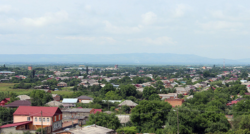 Панорама Алагира. Фото Эммы Марзоевой для "Кавказского узла"