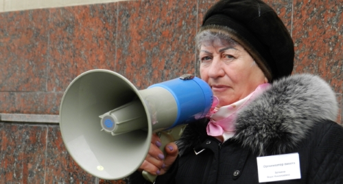 Вера Зоткина. Волгоград, 26 марта 2016 года. Фото Татьяны Филимоновой для "Кавказского узла"