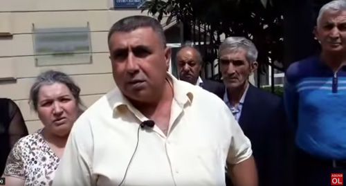 Родственники обвиненных по "Тертерскому делу". Фото: кадр видео 
Talk Tv Azerbaijan https://www.youtube.com/watch?time_continue=331&v=ztfECv8_xyo