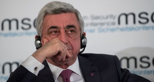 Серж Саргсян. Фото: https://commons.wikimedia.org/wiki/Category:Serzh_Sargsyan#/media/File:Serzh_Sargsyan_MSC_2018.jpg