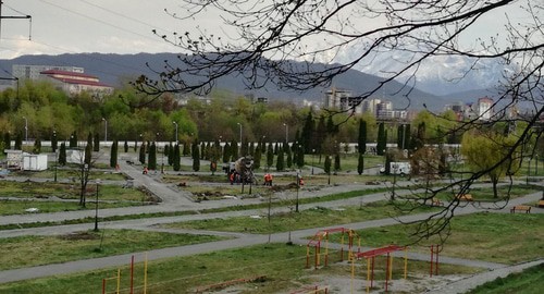 Владикавказ во время карантина. Фото Эммы Марзоевой для "Кавказского узла"