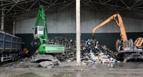 Мусорный полигон под Белореченском. Фото: пресс-служба минприроды России  Mnr.gov.ru